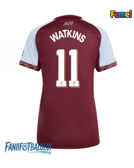 Aston Villa Ollie Watkins #11 Tricou Fotbal Replică 2025-26 Femei Acasa
